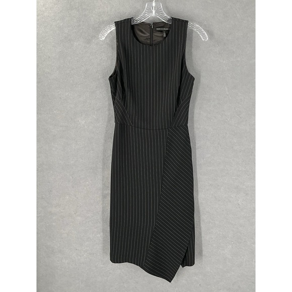 White House Black Market Dresses & Skirts - White House Black Market Dress Women 2 Asymmetric Sleeveless Pinstriped Career